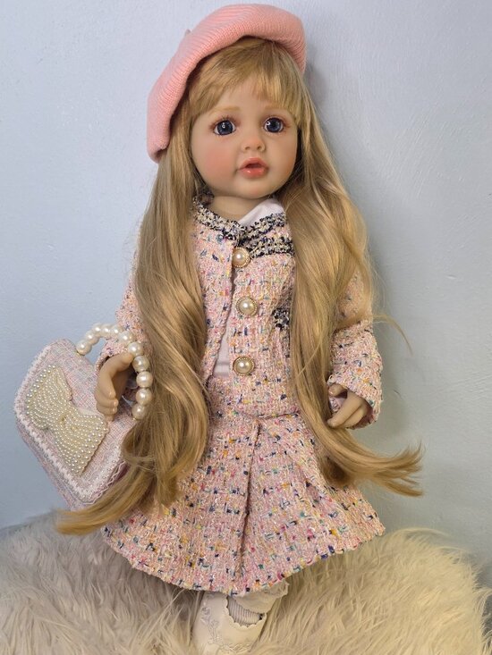 55 cm Tall Babylistic Soft Silicone Vinyl Talking Reborn Doll very realistic - Picture 8 of 10